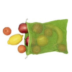 Bawełniany worek na owoce i warzywa, duży - jasnozielony (V0055-10)