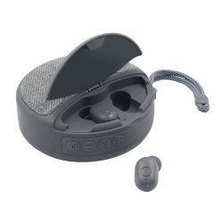 Głośnik bezprzewodowy 5W Air Gifts, radio, bezprzewodowe słuchawki douszne - szary (V7282-19)
