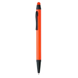 Aluminiowy długopis, touch pen - pomarańczowy (P610.308)