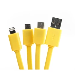 Kabel w indywidualnym kształcie 3w1 - wielokolorowy (EG042400)