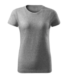 Basic Free koszulka damska ciemnoszary melanż M (F341214)