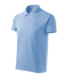 Cotton Heavy koszulka polo męska błękitny M (2151514)
