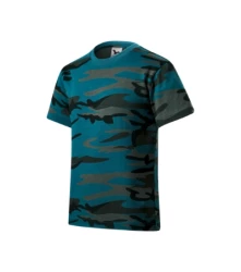 Camouflage koszulka dziecięca camouflage petrol 158 cm/12 lat (149C107)