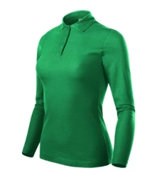 Pique Polo LS koszulka polo damska zieleń trawy M (2311614)