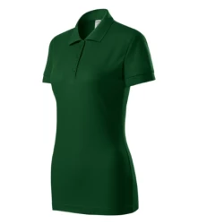 Joy koszulka polo damska zieleń butelkowa M (PX20614)