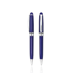 Długopis plastikowy z metalowym klipsem - Royal blue (IP13142264)