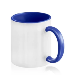 2-kolorowy kubek ceramiczny pod sublimację, 325 ml - Royal blue (IP37024864)