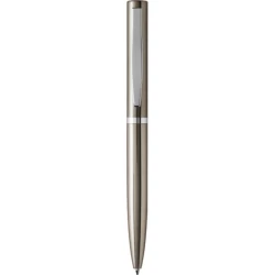 Zestaw piśmienny metalowy długopis i pióro kulkowe - Ciemno szary (IP33037296)