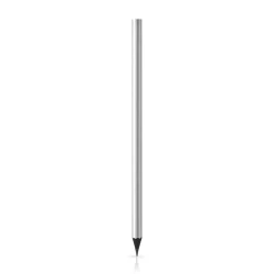Ołówek drewniany lakierowany - Srebrny (IP29011990)