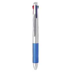 Długopis plastikowy z 4 wkładami SETUBAL - Sky Blue (IP13132262)