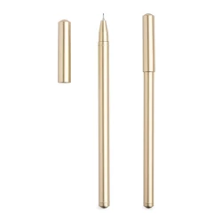 Długopis żelowy, metaliczne wykończenie - Złoty (IP13150291)