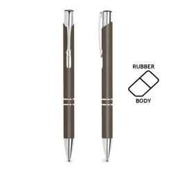 Długopis metalowy, aluminiowy - Ciemno szary (IP13149396)