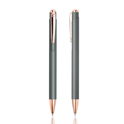 Długopis metalowy - Ciemno szary (IP13150596)