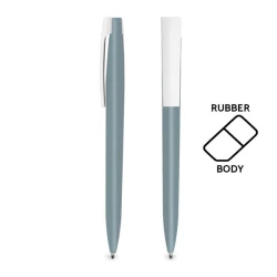 Długopis plastikowy soft touch - Light grey (IP13139095)