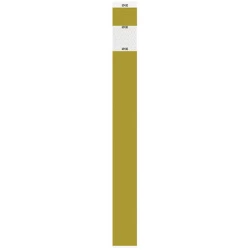 Opaska na nadgarstek z tyveku jednorazowa - Złoty (IP37043691)