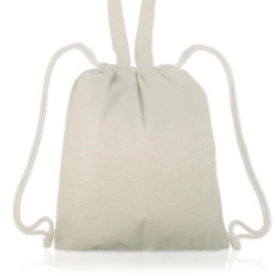 Plecak bawełniany z uchwytami - Natural (IP31114480)