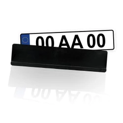 Ramka na rejestrację samochodową - Czarny (IP37040711)