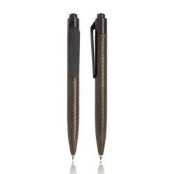 Długopis z ABS i włókien kawowca - Brązowy (IP13151337)
