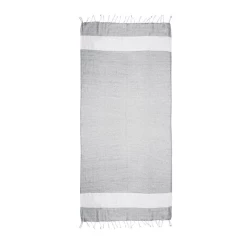 Bawełniany ręcznik plażowy - Light grey (IP28009895)