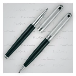 Zestaw piśmienny długopis i pióro kulkowe DIDIER Pierre Cardin - Czarny (B0400500IP303)