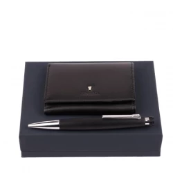 Zestaw upominkowy Festina długopis i portfel - FLE102A + FSC1414A - Czarny (FPBE141A)