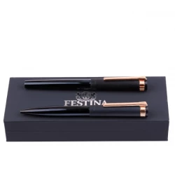 Zestaw upominkowy Festina pióro kulkowe i długopis - FSR1654N + FSR1655N - Niebieski (FPBR165N)