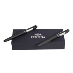 Zestaw upominkowy Festina pióro kulkowe i długopis - FSW3984C + FSW3985C - Szary (FPBR398C)