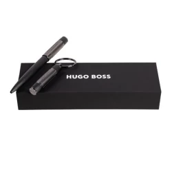 Zestaw upominkowy HUGO BOSS długopis i brelok - HAK306A + HSV3064A - Zielony (HPBK306A)
