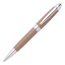 Długopis Icon Camel/Chrome - Brązowy (HSN0014Z)