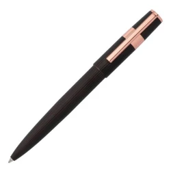 Długopis Gear Pinstripe Black / Rosegold - Czarny (HSV2854E)