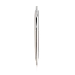 Długopis ze stali nierdzewnej pochodzący z recyklingu - Srebrny (IP13155490)