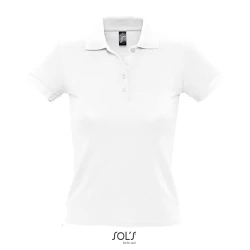 PEOPLE Damskie POLO 210g - PEOPLE (S11310-WH-3XL)