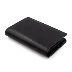 Skórzany portfel Exclusive Collection, ochrona RFID | Henrye - czarny (V0031-03)