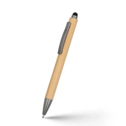 Bambusowy długopis, touch pen | Keandre - drewno (V0058-17)