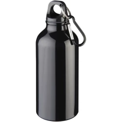 Oregon butelka na wodę z karabińczykiem wykonana z aluminium z recyklingu z certyfikatem RCS o pojemności 400 ml (10073890)