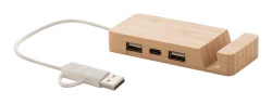 Mobaru hub USB - naturalny (AP864016)