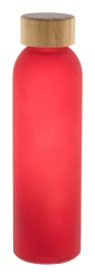 Cloody szklana butelka sportowa - czerwony (AP800469-05)