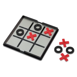 Magnetyczna gra kółko i krzyżyk, czarny (R08865.02)