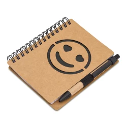 Notes gładki Smile, czarny (R64269.02)