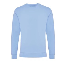 Bluza z bawełny z recyklingu Iqoniq Zion - niebieski (T9300.022.L)