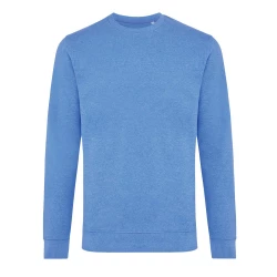 Bluza z niebarwionej bawełny z recyklingu Iqoniq Denali - niebieski (T9301.024.L)