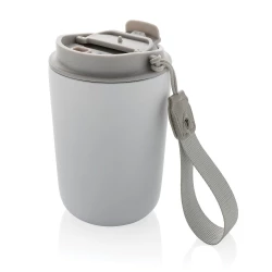 Kubek termiczny 380 ml Cuppa, stal nierdzewna z recyklingu - biały (P435.023)