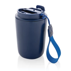 Kubek termiczny 380 ml Cuppa, stal nierdzewna z recyklingu - niebieski (P435.025)