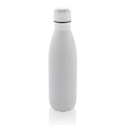 Butelka sportowa 500 ml Eureka, stal nierdzewna z recyklingu - biały (P435.723)