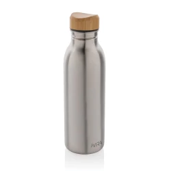 Butelka sportowa 600 ml, stal nierdzewna z recyklingu - srebrny (P438.062)