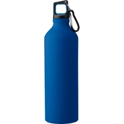 Butelka sportowa 800 ml z karabińczykiem - granatowy (V1181-04)