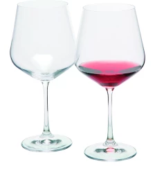Zestaw 2 kieliszków do czerwonego winA, 570 ml - przeźroczysty (H1300500ZH1)