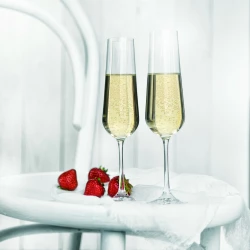 Zestaw 2 kieliszków do szampana 200 ml - przeźroczysty (H1300100ZH1)