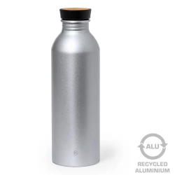 Butelka sportowa 550 ml z aluminium z recyklingu - srebrny (V1312-32)