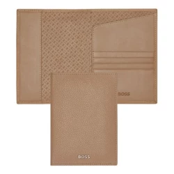 Etui na paszport Classic Grained Camel - Pastel Brown (HLP416X)